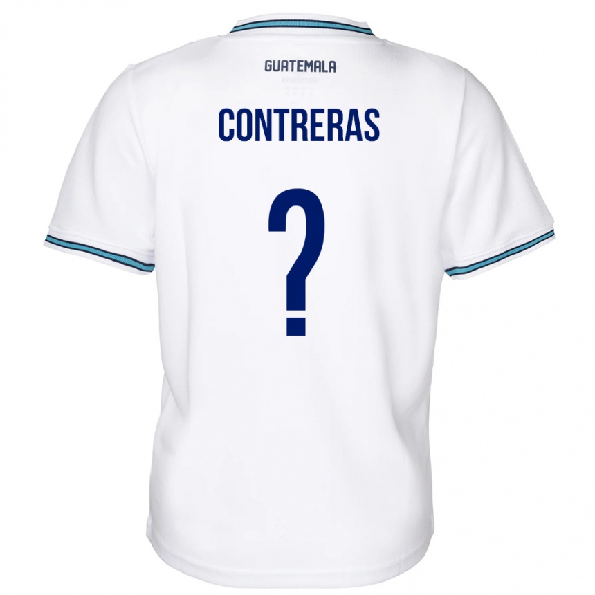 Kids Football Guatemala Betzael Contreras #0 White Home Jersey 24-26 T-Shirt Nz