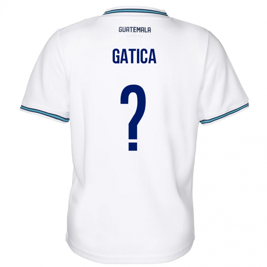 Kids Football Guatemala Celeste Gatica #0 White Home Jersey 24-26 T-Shirt Nz