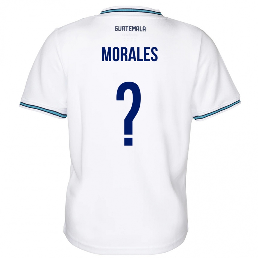 Kids Football Guatemala Karla Morales #0 White Home Jersey 24-26 T-Shirt Nz