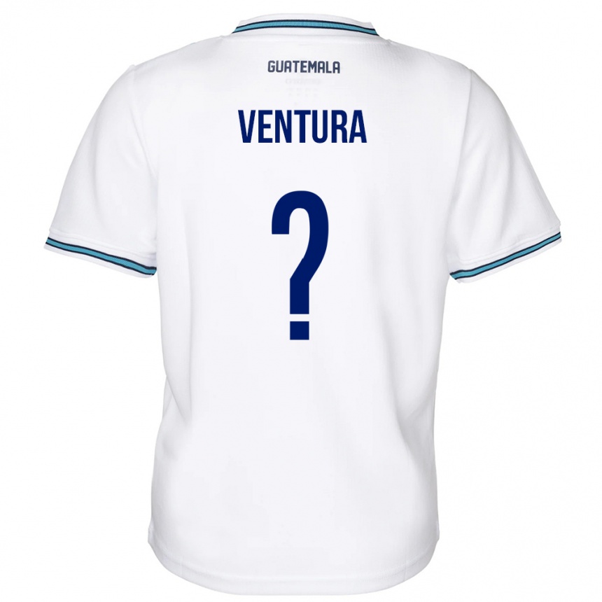 Kids Football Guatemala Lesly Ventura #0 White Home Jersey 24-26 T-Shirt Nz