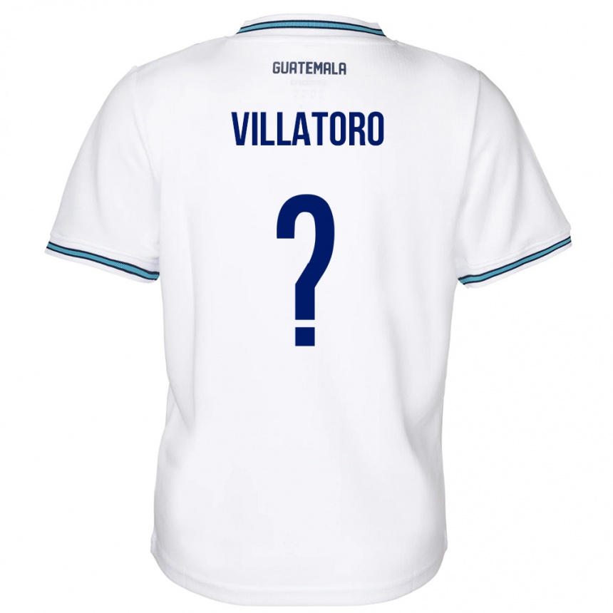 Kids Football Guatemala Grace Villatoro #0 White Home Jersey 24-26 T-Shirt Nz