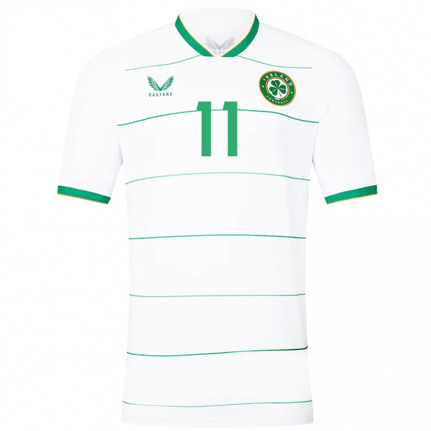 Kids Football Ireland Ollie O'neill #11 White Away Jersey 24-26 T-Shirt Nz