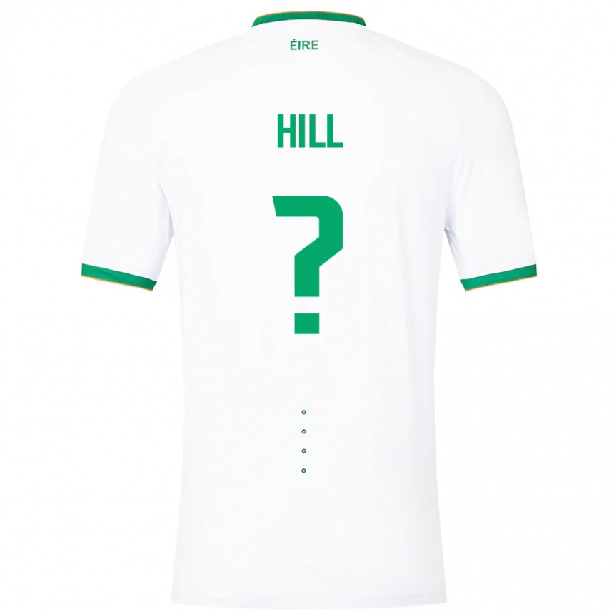 Kids Football Ireland Tom Hill #0 White Away Jersey 24-26 T-Shirt Nz