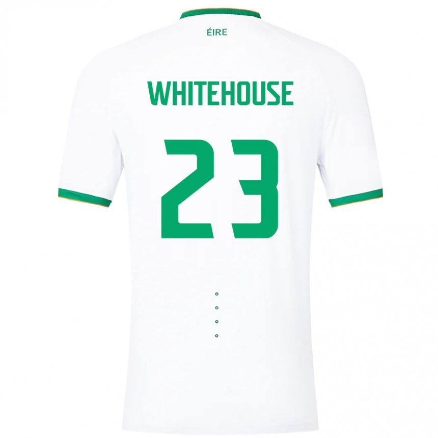 Kids Football Ireland Sophie Whitehouse #23 White Away Jersey 24-26 T-Shirt Nz