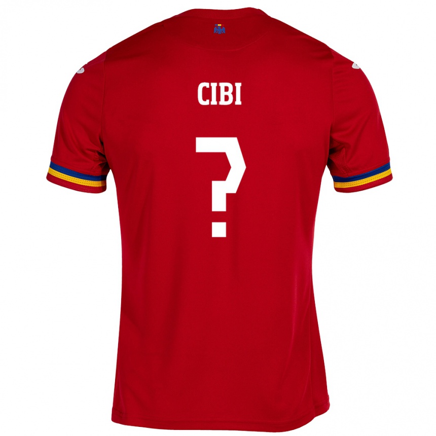 Kids Football Romania Fabiano Cibi #0 Red Away Jersey 24-26 T-Shirt Nz