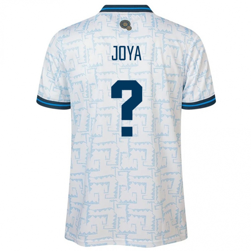 Kids Football El Salvador Marlon Joya #0 White Away Jersey 24-26 T-Shirt Nz