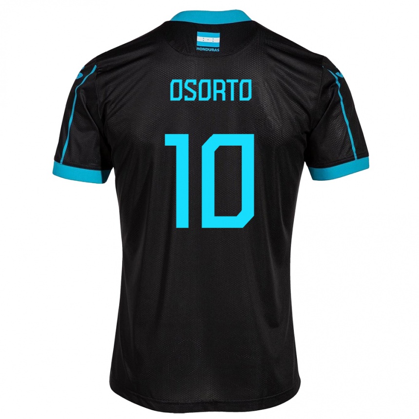 Kids Football Honduras Roberto Osorto #10 Black Away Jersey 24-26 T-Shirt Nz