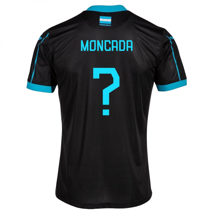 Kids Football Honduras Linda Moncada #0 Black Away Jersey 24-26 T-Shirt Nz