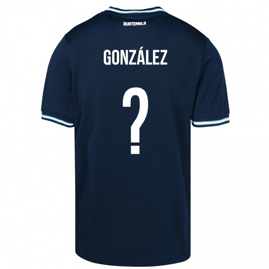 Kids Football Guatemala Erick González #0 Blue Away Jersey 24-26 T-Shirt Nz