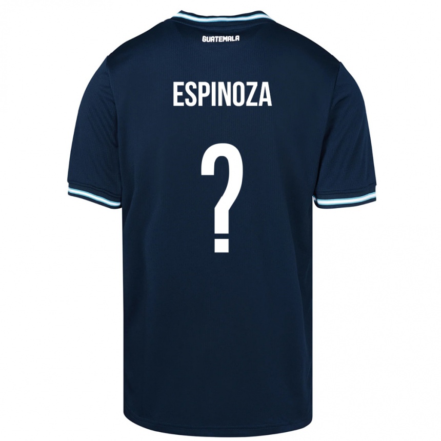 Kids Football Guatemala José Espinoza #0 Blue Away Jersey 24-26 T-Shirt Nz