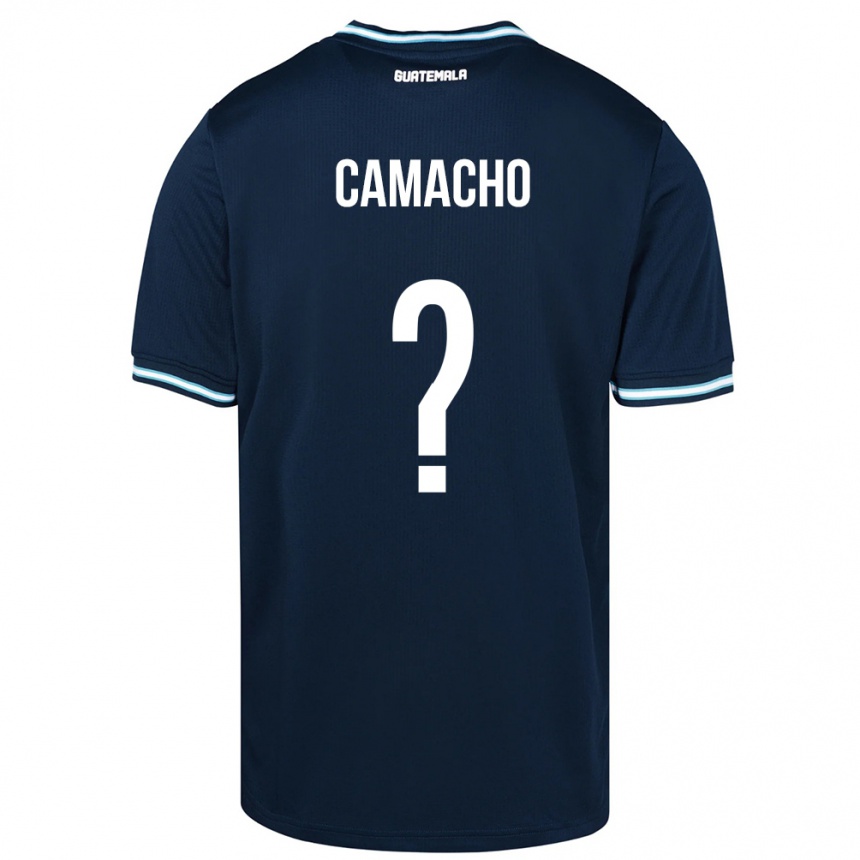 Kids Football Guatemala Samuel Camacho #0 Blue Away Jersey 24-26 T-Shirt Nz