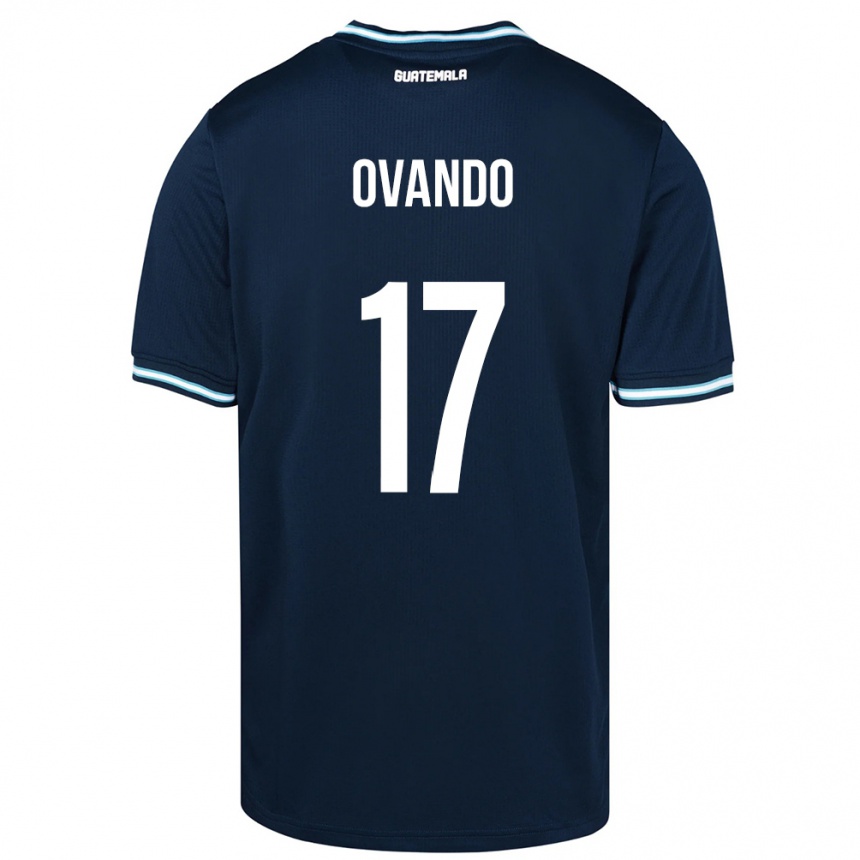 Kids Football Guatemala Sandra Ovando #17 Blue Away Jersey 24-26 T-Shirt Nz