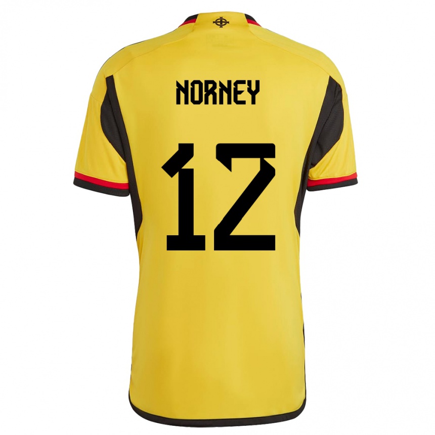 Kids Football Northern Ireland Rachael Norney #12 White Away Jersey 24-26 T-Shirt Nz