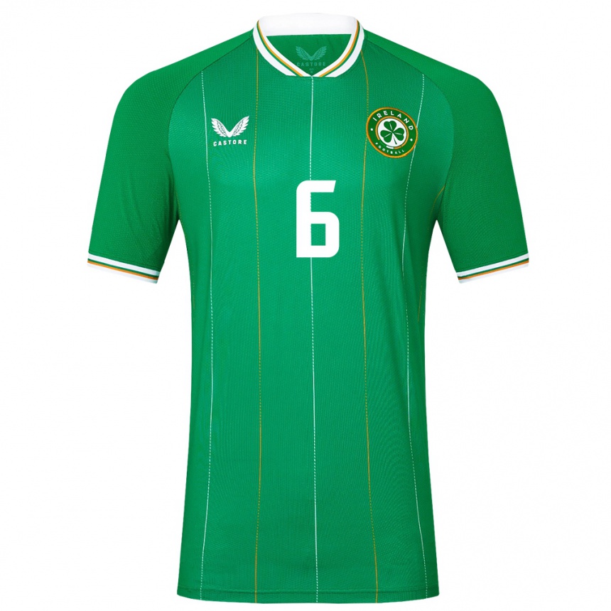 Men Football Ireland Megan Connolly #6 Green Home Jersey 24-26 T-Shirt Nz