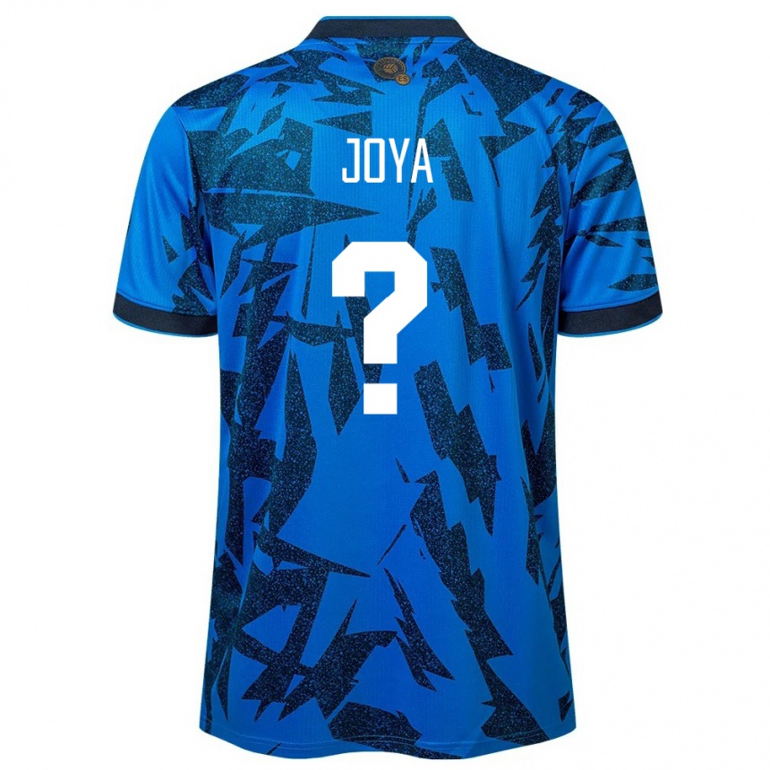 Men Football El Salvador Marlon Joya #0 Blue Home Jersey 24-26 T-Shirt Nz