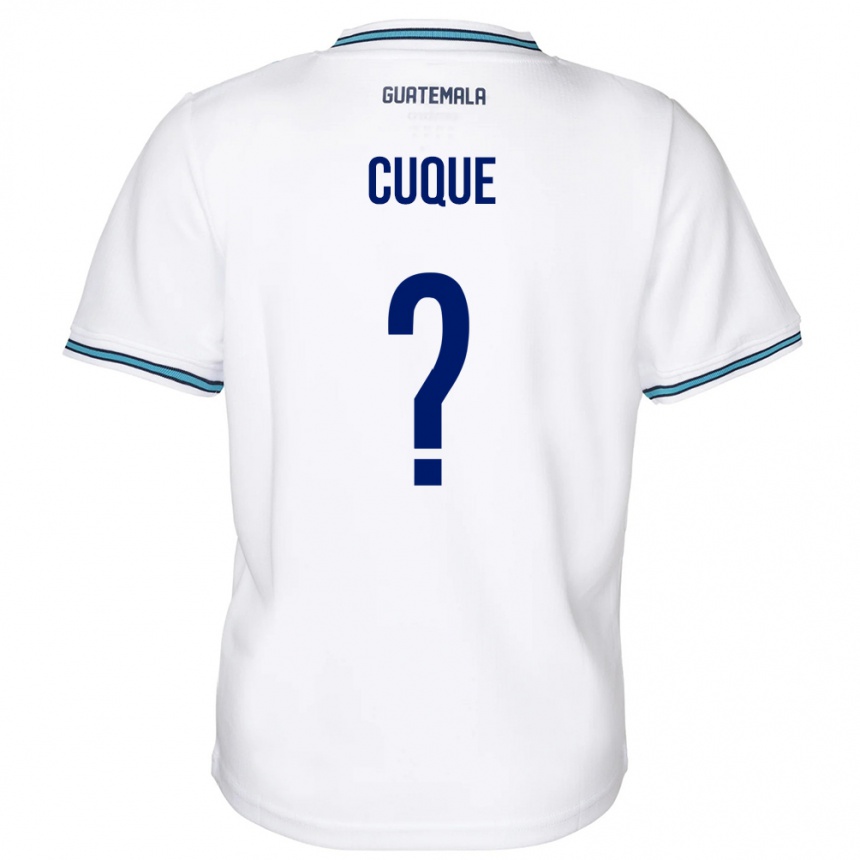 Men Football Guatemala Diego Cuque #0 White Home Jersey 24-26 T-Shirt Nz