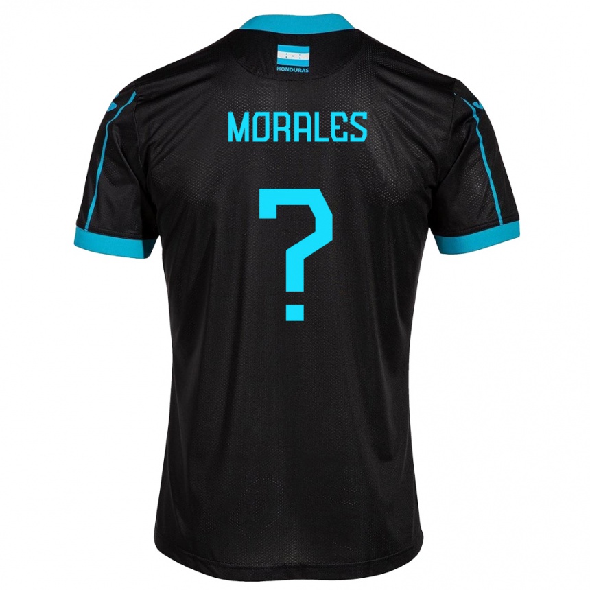 Men Football Honduras Melida Morales #0 Black Away Jersey 24-26 T-Shirt Nz