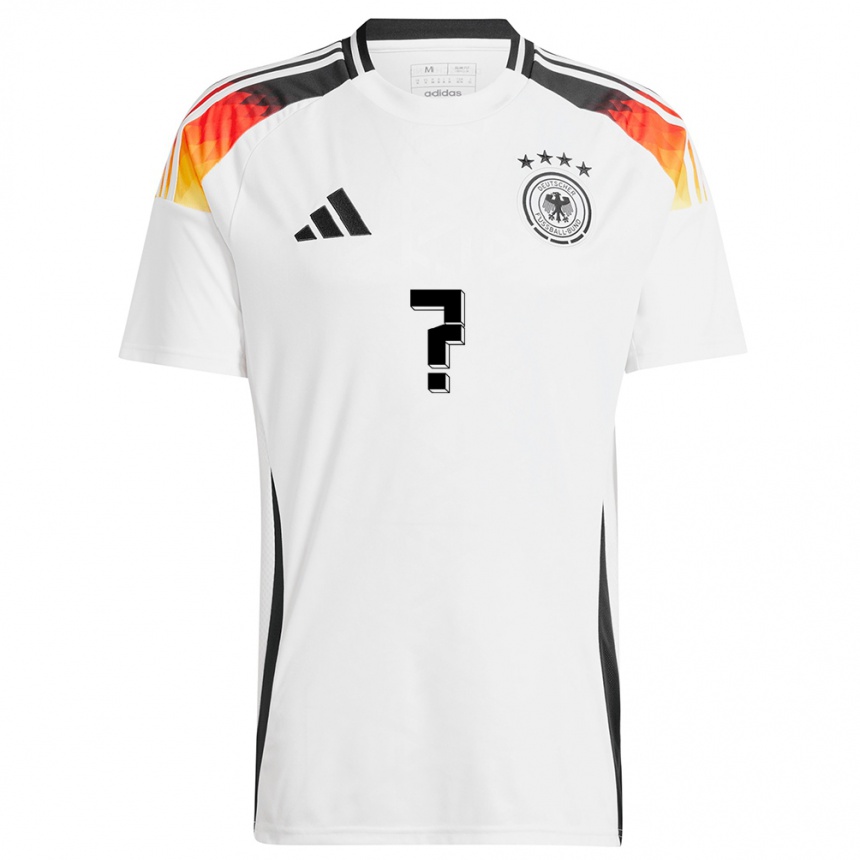 Kids Football Germany Your Name #0 White Home Jersey 24-26 T-Shirt Nz