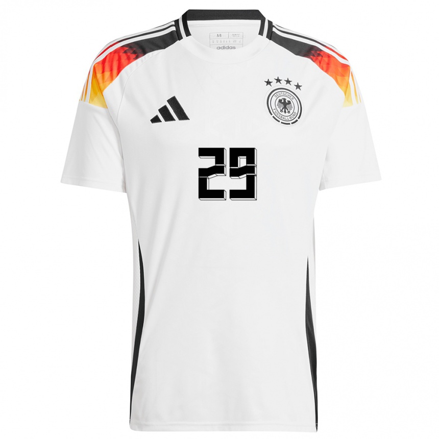 Kids Football Germany Selina Cerci #29 White Home Jersey 24-26 T-Shirt Nz