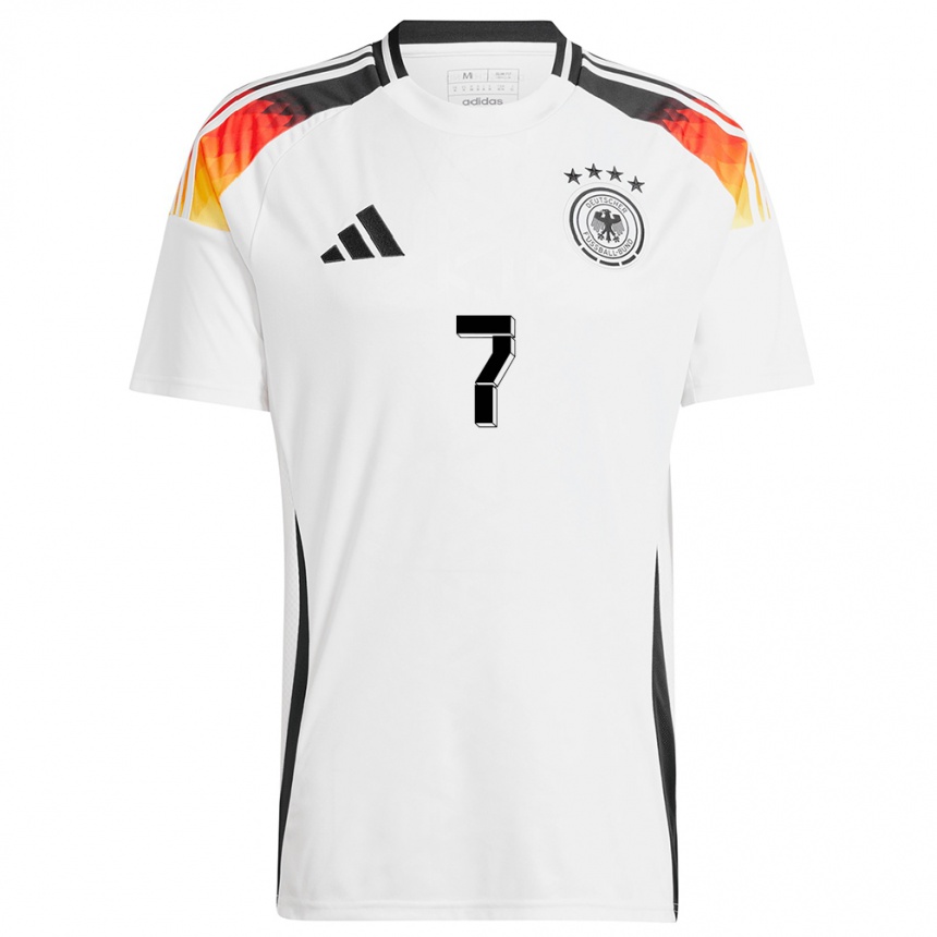 Kids Football Germany Melkamu Frauendorf #7 White Home Jersey 24-26 T-Shirt Nz