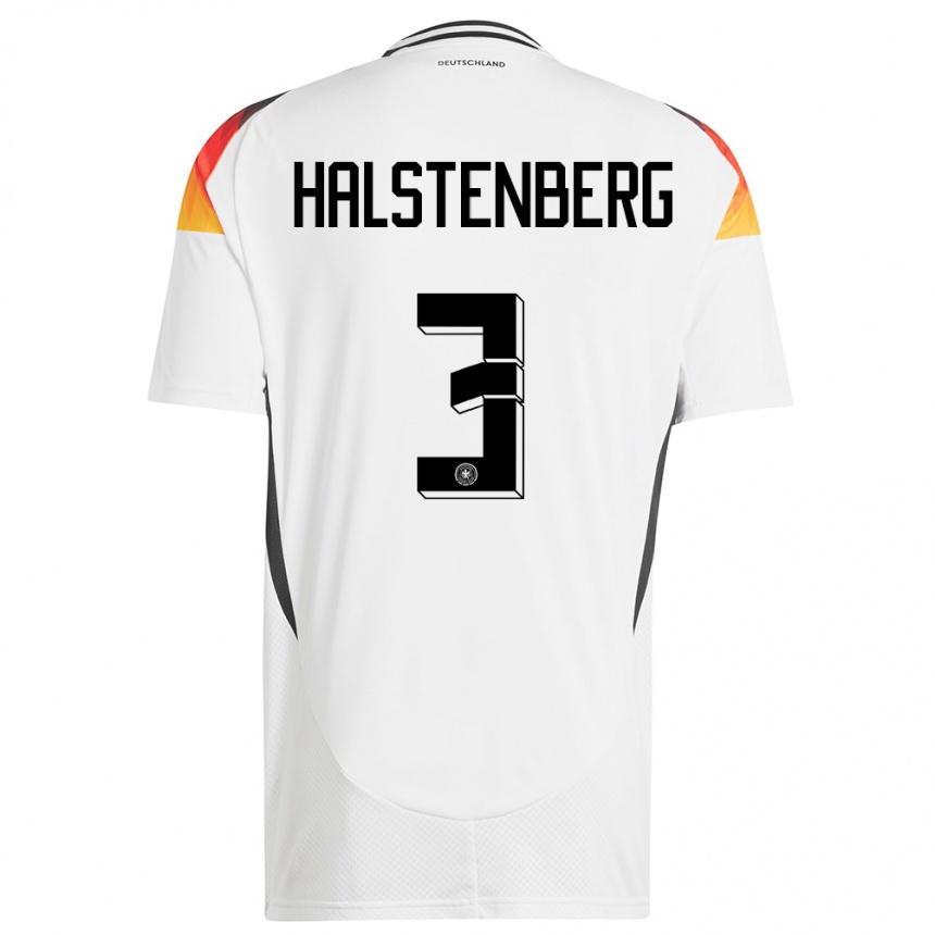 Kids Football Germany Marcel Halstenberg #3 White Home Jersey 24-26 T-Shirt Nz