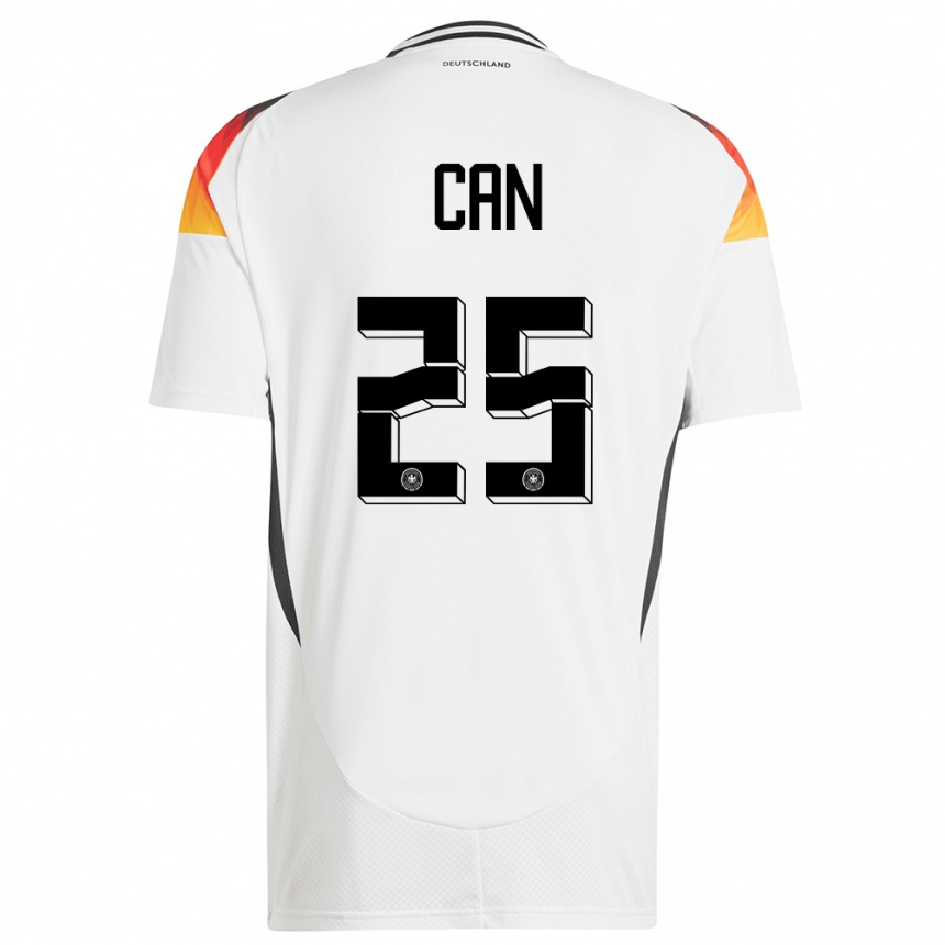 Kids Football Germany Emre Can #25 White Home Jersey 24-26 T-Shirt Nz