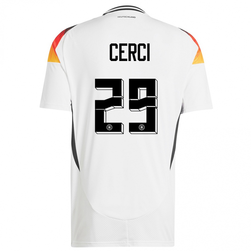 Kids Football Germany Selina Cerci #29 White Home Jersey 24-26 T-Shirt Nz