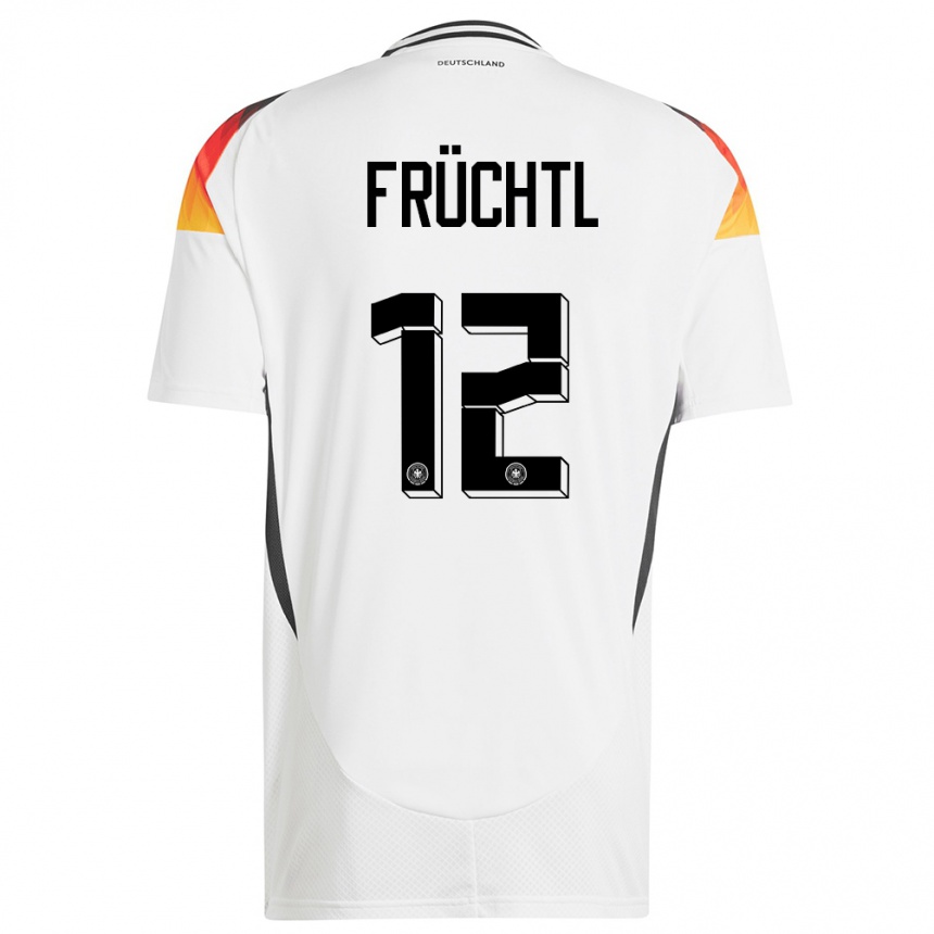 Kids Football Germany Christian Fruchtl #12 White Home Jersey 24-26 T-Shirt Nz