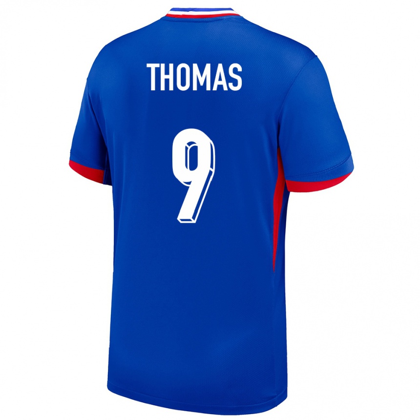 Kids Football France Lindsey Thomas #9 Blue Home Jersey 24-26 T-Shirt Nz