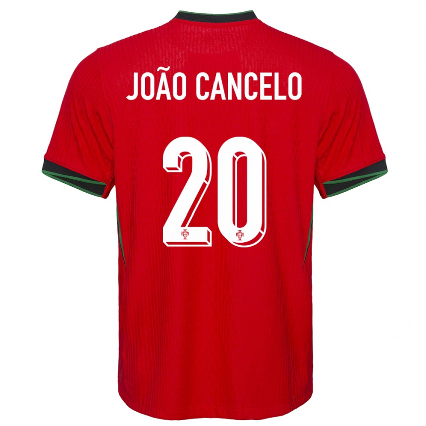 Kids Football Portugal Joao Cancelo #20 Red Home Jersey 24-26 T-Shirt Nz