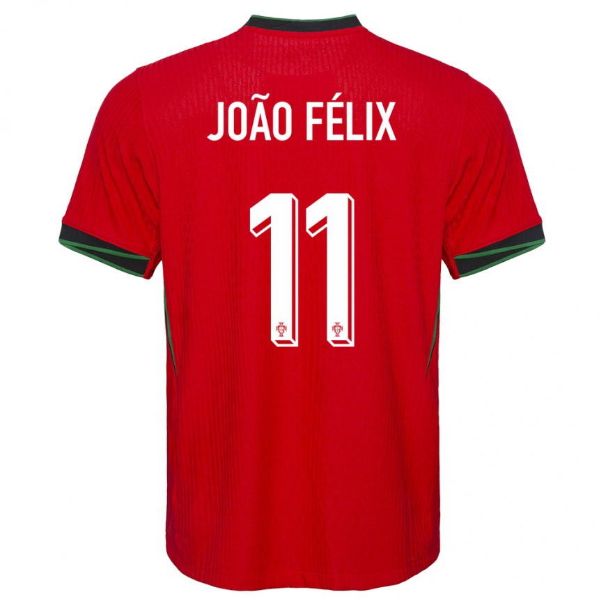 Kids Football Portugal Joao Felix #11 Red Home Jersey 24-26 T-Shirt Nz