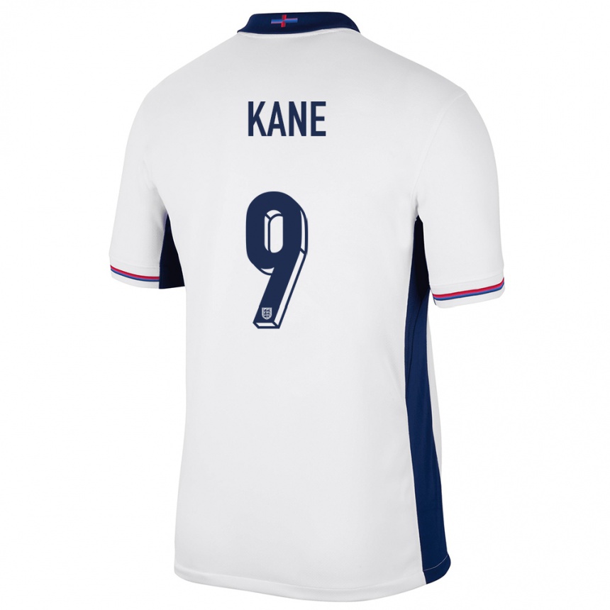 Kids Football England Harry Kane #9 White Home Jersey 24-26 T-Shirt Nz