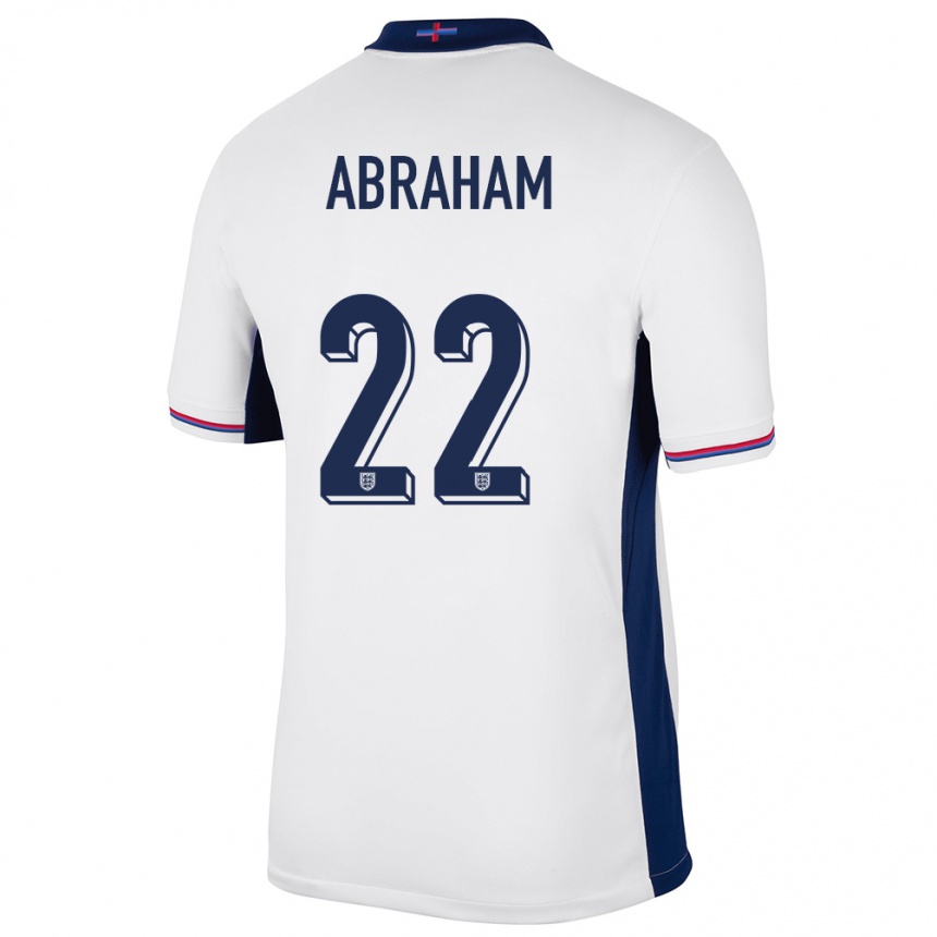 Kids Football England Tammy Abraham #22 White Home Jersey 24-26 T-Shirt Nz