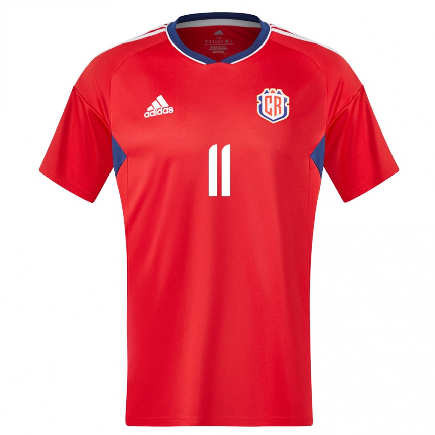 Kids Football Costa Rica Raquel Rodriguez #11 Red Home Jersey 24-26 T-Shirt Nz