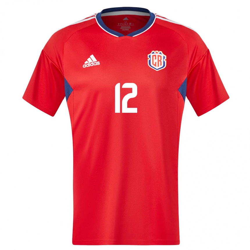 Kids Football Costa Rica Shawn Johnson #12 Red Home Jersey 24-26 T-Shirt Nz