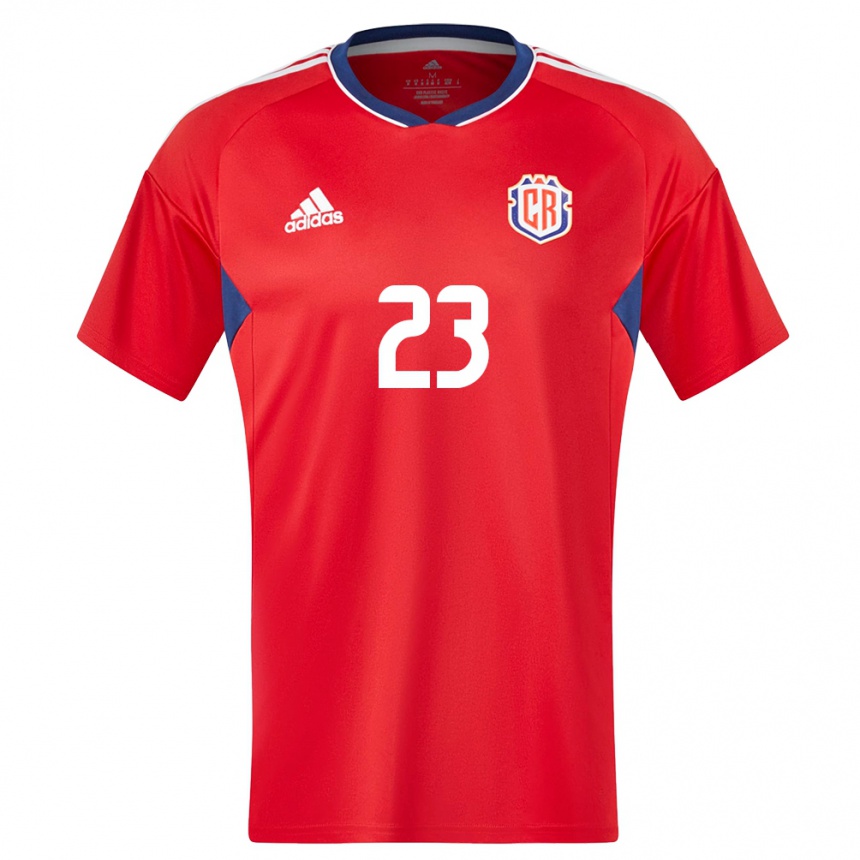 Kids Football Costa Rica Daniela Solera #23 Red Home Jersey 24-26 T-Shirt Nz