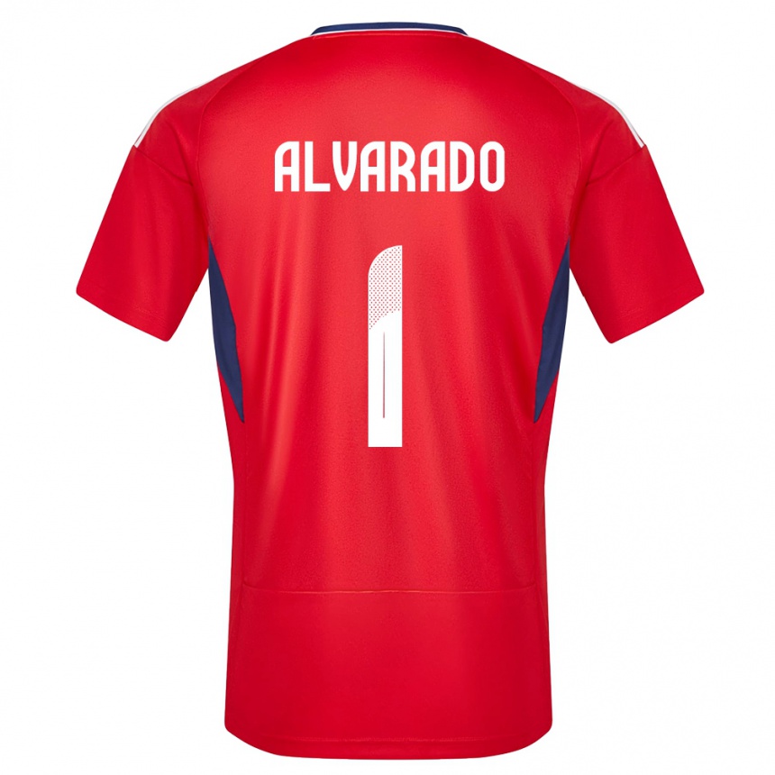 Kids Football Costa Rica Esteban Alvarado #1 Red Home Jersey 24-26 T-Shirt Nz