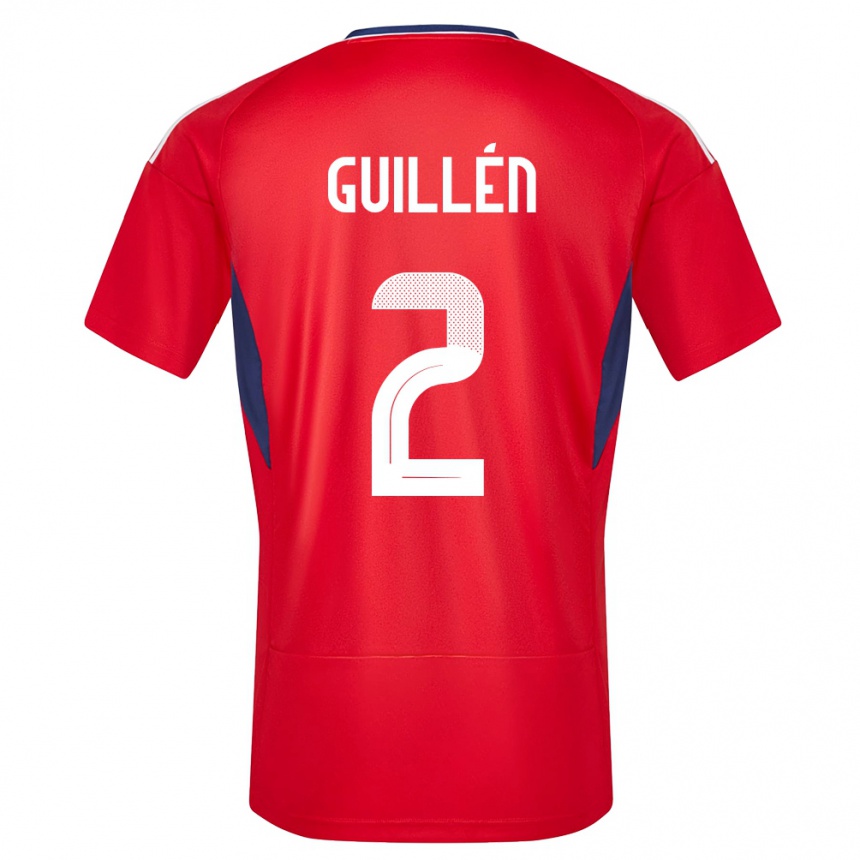 Kids Football Costa Rica Gabriela Guillen #2 Red Home Jersey 24-26 T-Shirt Nz