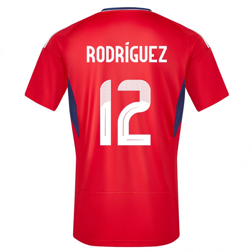 Kids Football Costa Rica Lixy Rodriguez #12 Red Home Jersey 24-26 T-Shirt Nz