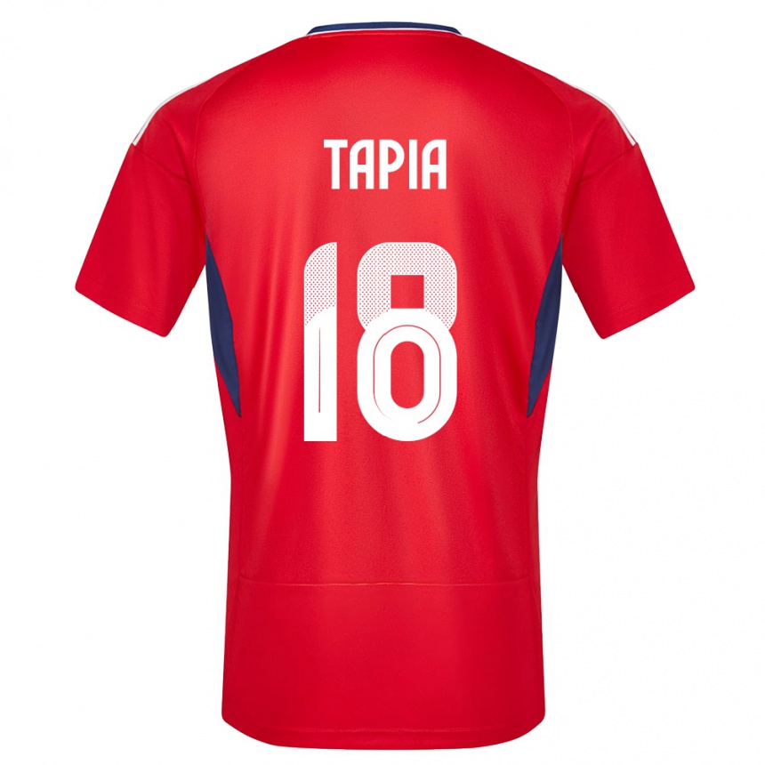 Kids Football Costa Rica Priscilla Tapia #18 Red Home Jersey 24-26 T-Shirt Nz