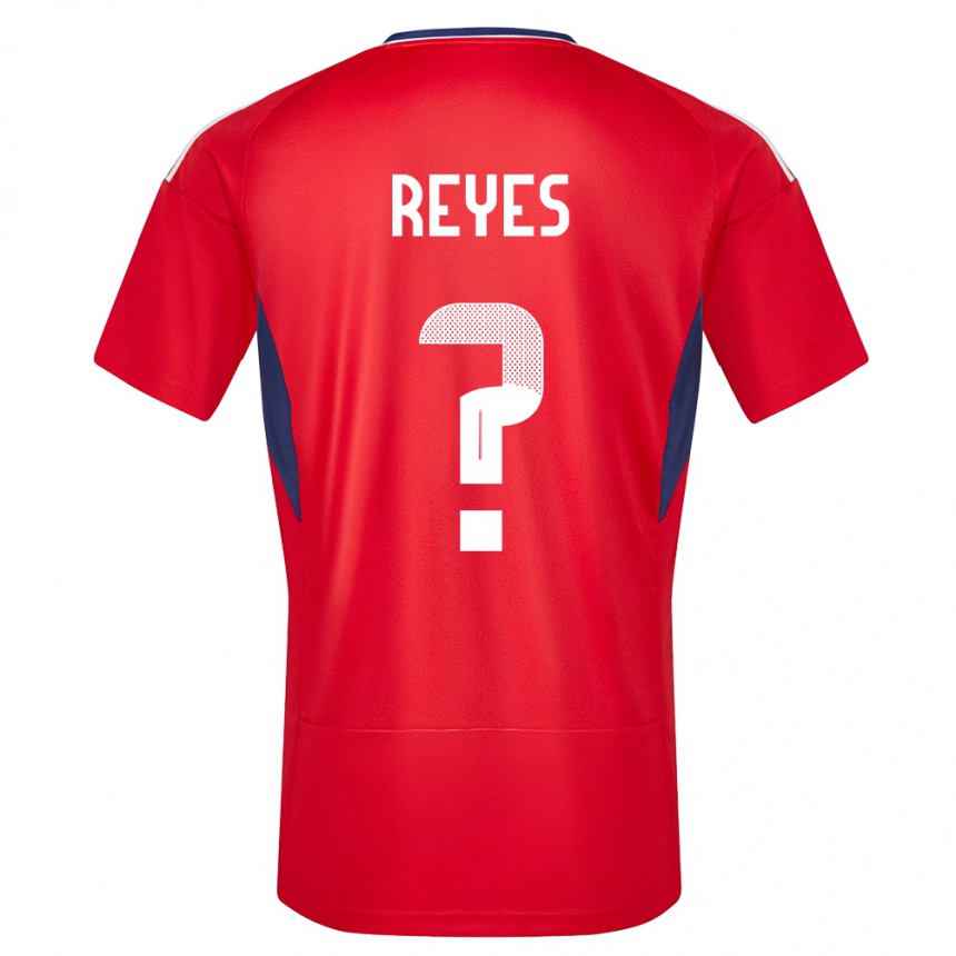 Kids Football Costa Rica Kenan Reyes #0 Red Home Jersey 24-26 T-Shirt Nz