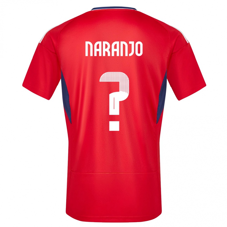 Kids Football Costa Rica Andry Naranjo #0 Red Home Jersey 24-26 T-Shirt Nz