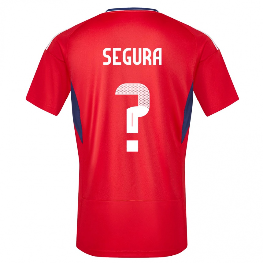 Kids Football Costa Rica Oscar Segura #0 Red Home Jersey 24-26 T-Shirt Nz