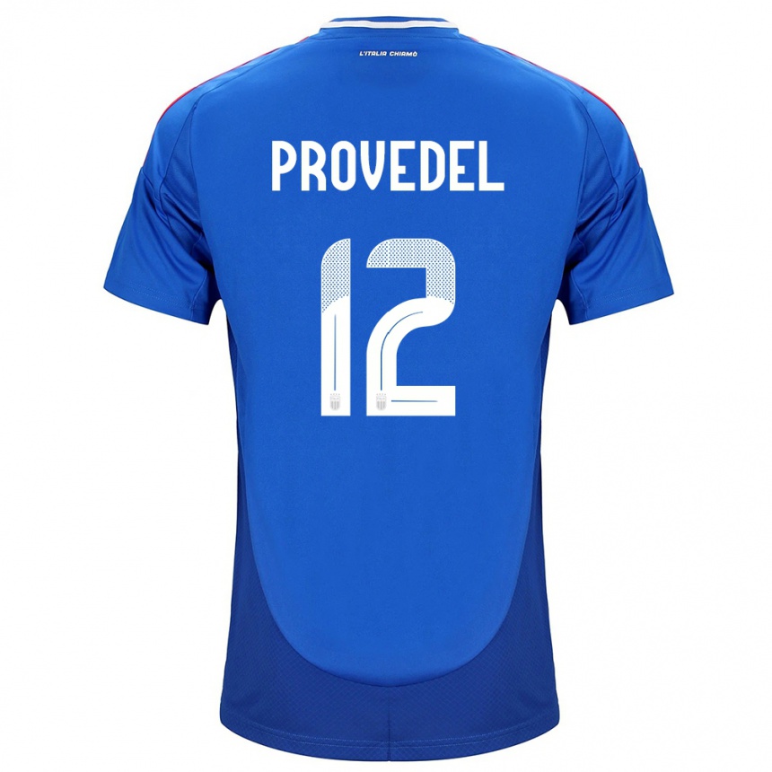 Kids Football Italy Ivan Provedel #12 Blue Home Jersey 24-26 T-Shirt Nz