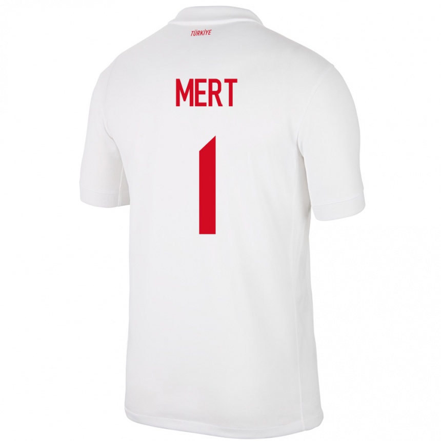 Kids Football Turkey Mert Günok #1 White Home Jersey 24-26 T-Shirt Nz