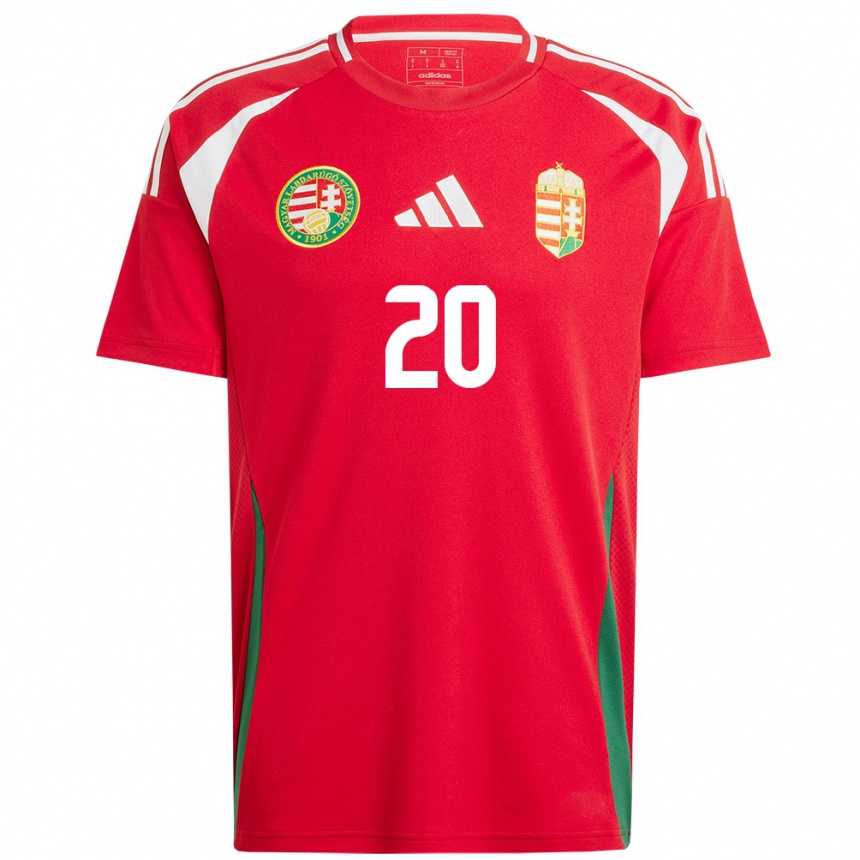 Kids Football Hungary Roland Sallai #20 Red Home Jersey 24-26 T-Shirt Nz