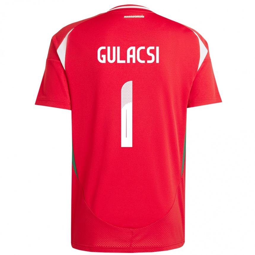 Kids Football Hungary Péter Gulácsi #1 Red Home Jersey 24-26 T-Shirt Nz