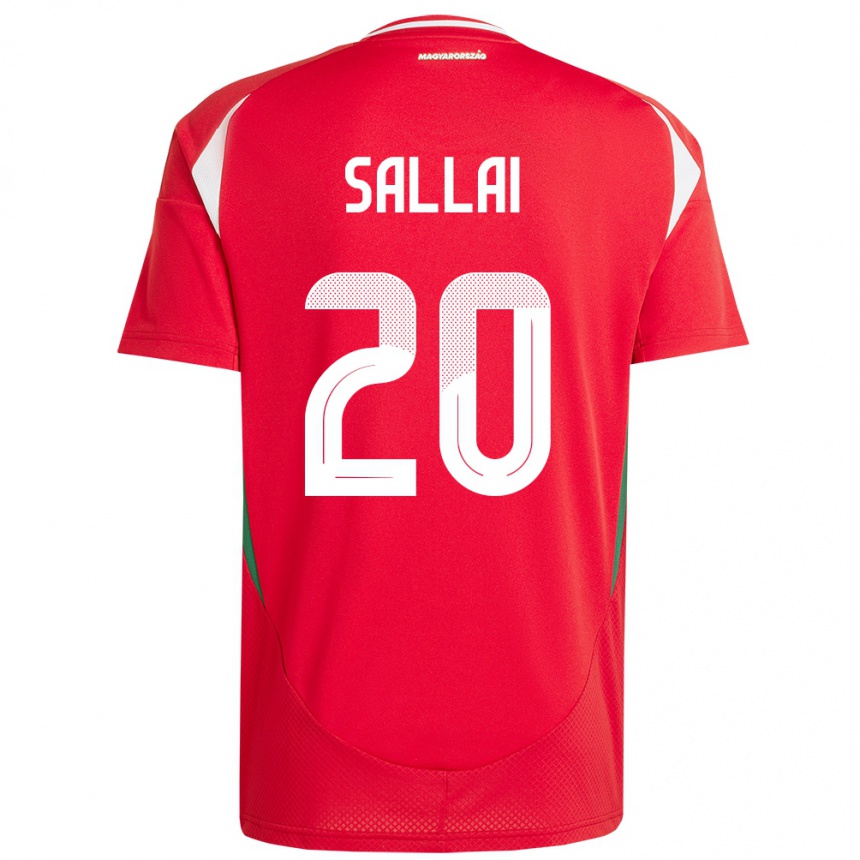 Kids Football Hungary Roland Sallai #20 Red Home Jersey 24-26 T-Shirt Nz