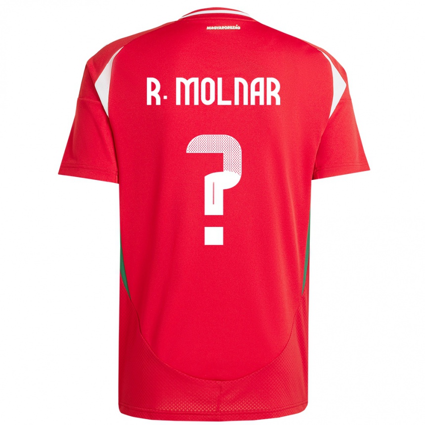 Kids Football Hungary Rajmund Molnár #0 Red Home Jersey 24-26 T-Shirt Nz