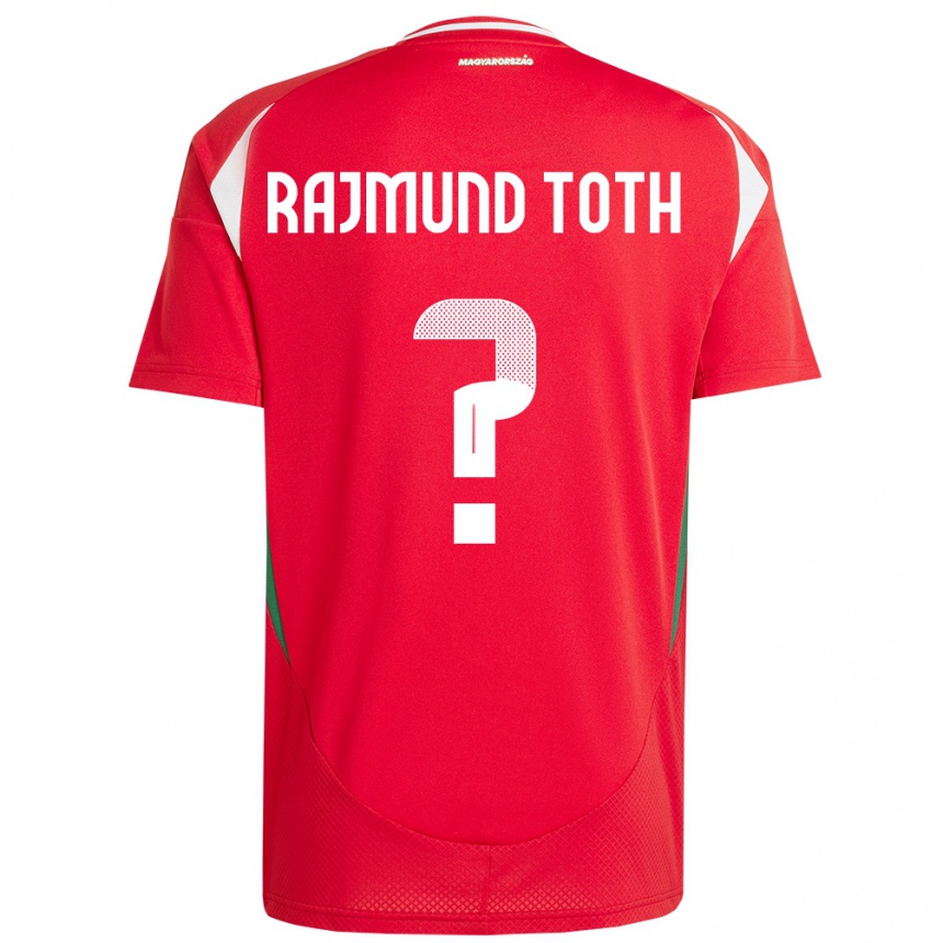 Kids Football Hungary Rajmund Tóth #0 Red Home Jersey 24-26 T-Shirt Nz